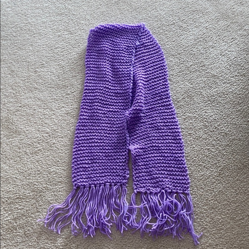Light Purple Knit Scarf Never Worn